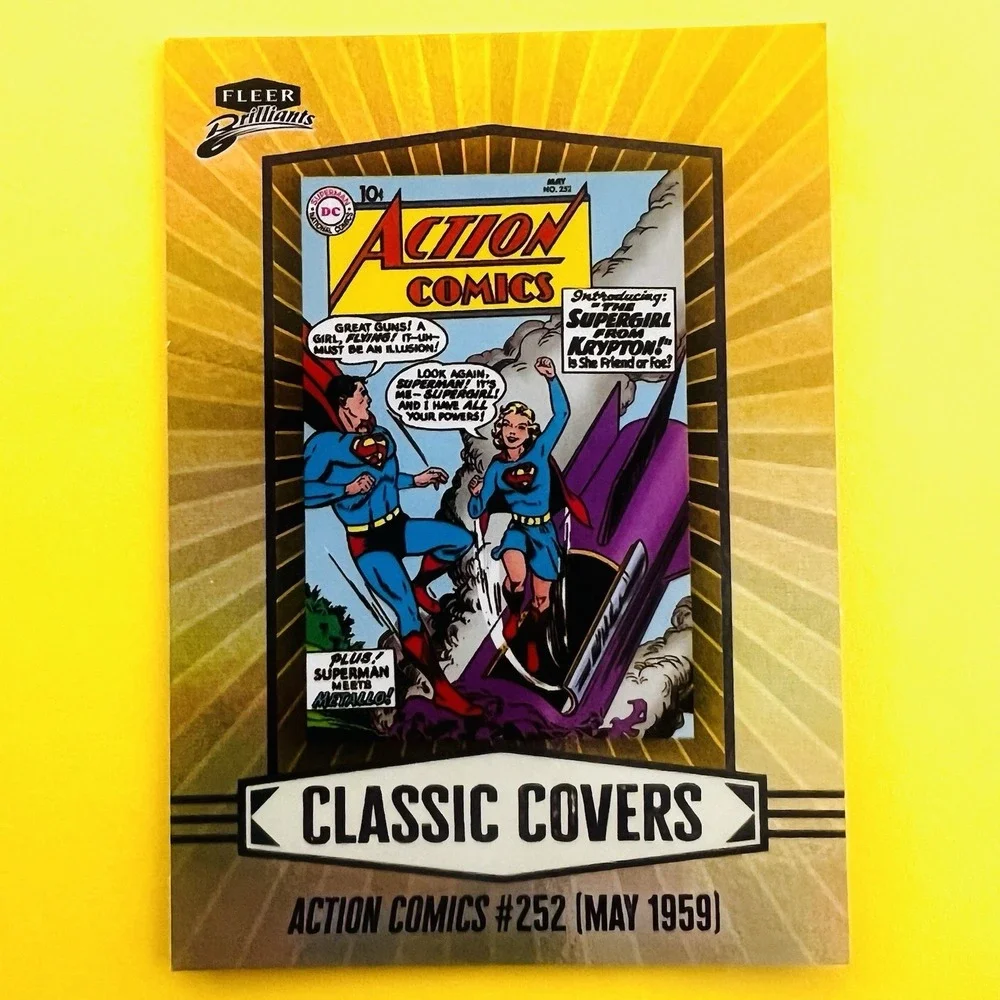 2025 Upper Deck Fleer Brilliants Superman Classic Covers Action Comics #252 CC-4